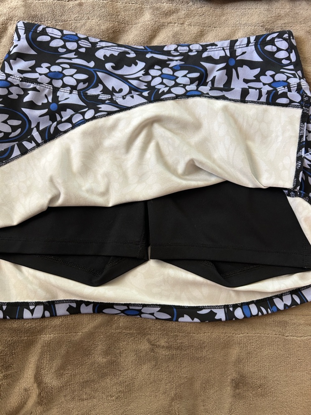 Black/violet Patterned Tennis Set - Picture 4 of 5